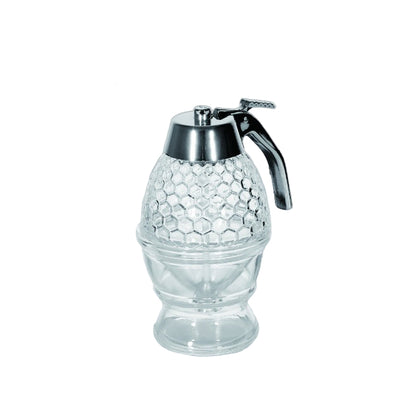 Elegant Glass Honey Pot - European Style Portable Honey Dispenser – Duvencioglu