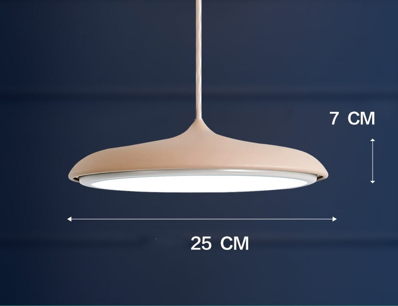 Nordic 607 Iron LED Chandelier – 25/40 cm Fish-Line Pendant – Duvencioglu