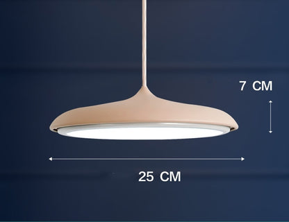 Nordic 607 Iron LED Chandelier – 25/40 cm Fish-Line Pendant – Duvencioglu