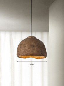 Japanese-Style Resin LED Chandelier – 35/45 cm Homestay Pendant – Duvencioglu