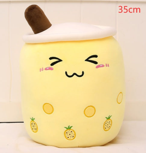 The Original Kawaii Boba Tea Plush Pillow | Super Soft Bubble Tea Cuddle Companion