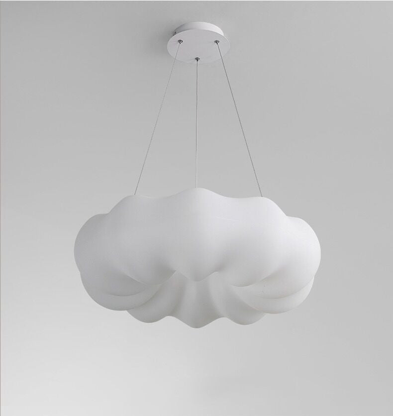 Nordic Cloud LED Chandelier – 30/45/65 cm Pendant & Flush Mount – Duvencioglu