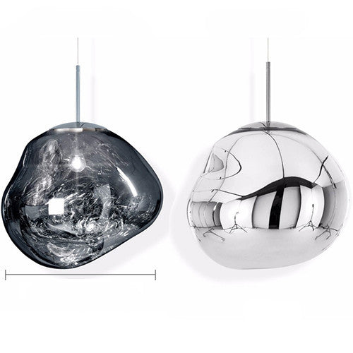 Postmodern Nordic Lava Glass Chandelier – Irregular Bedside Pendant – Duvencioglu