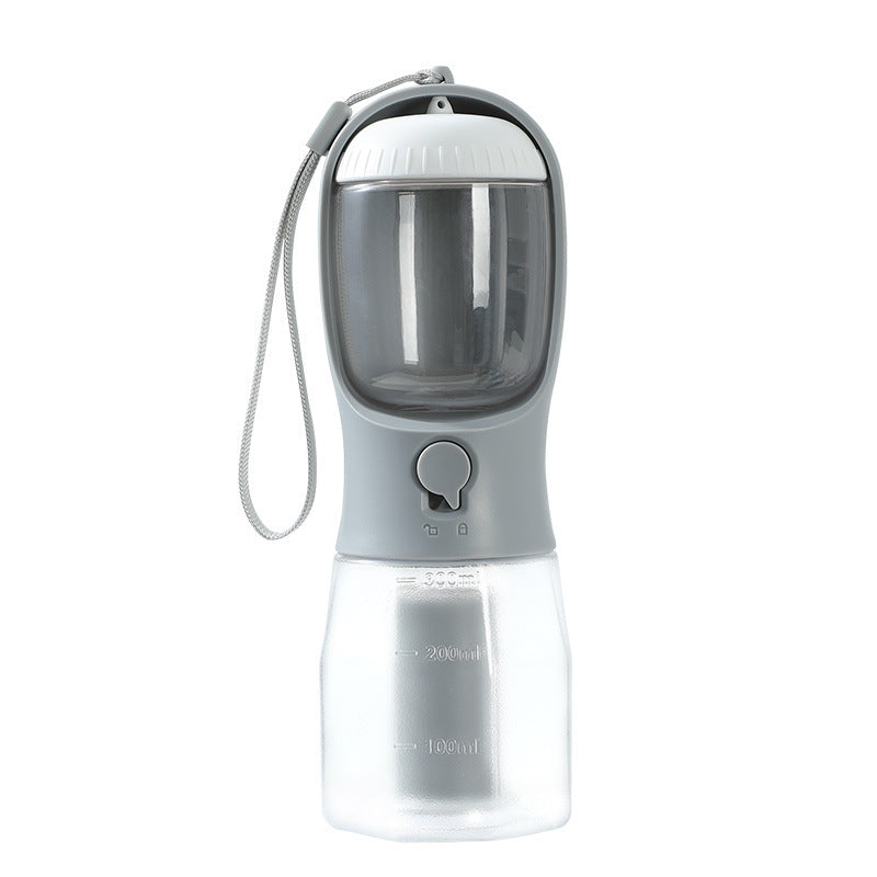 3-in-1 Portable Dog Water Bottle - Food, Water & Poop Bag Dispenser – Duvencioglu