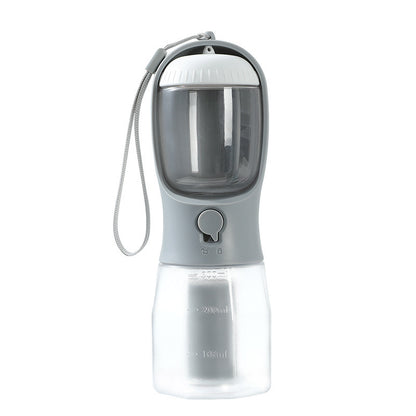 3-in-1 Portable Dog Water Bottle - Food, Water & Poop Bag Dispenser – Duvencioglu