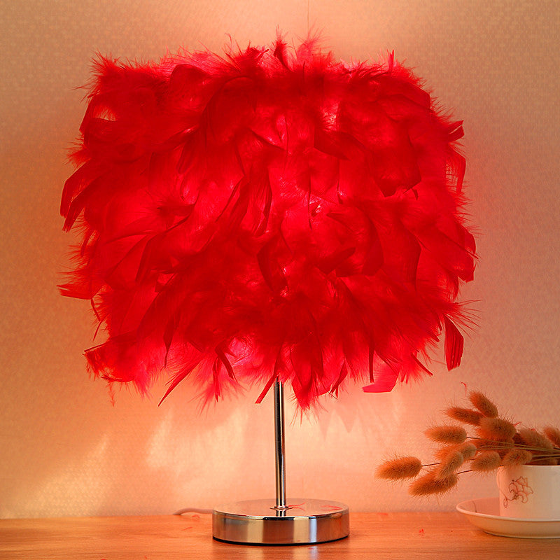 Cute Feather Night Light - Bedroom & Living Room Decor – Duvencioglu