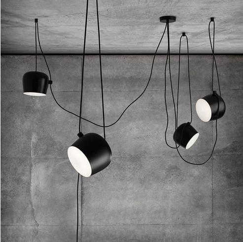 Modern Minimalist Aluminum Snare Chandelier – Customizable Pendant – Duvencioglu