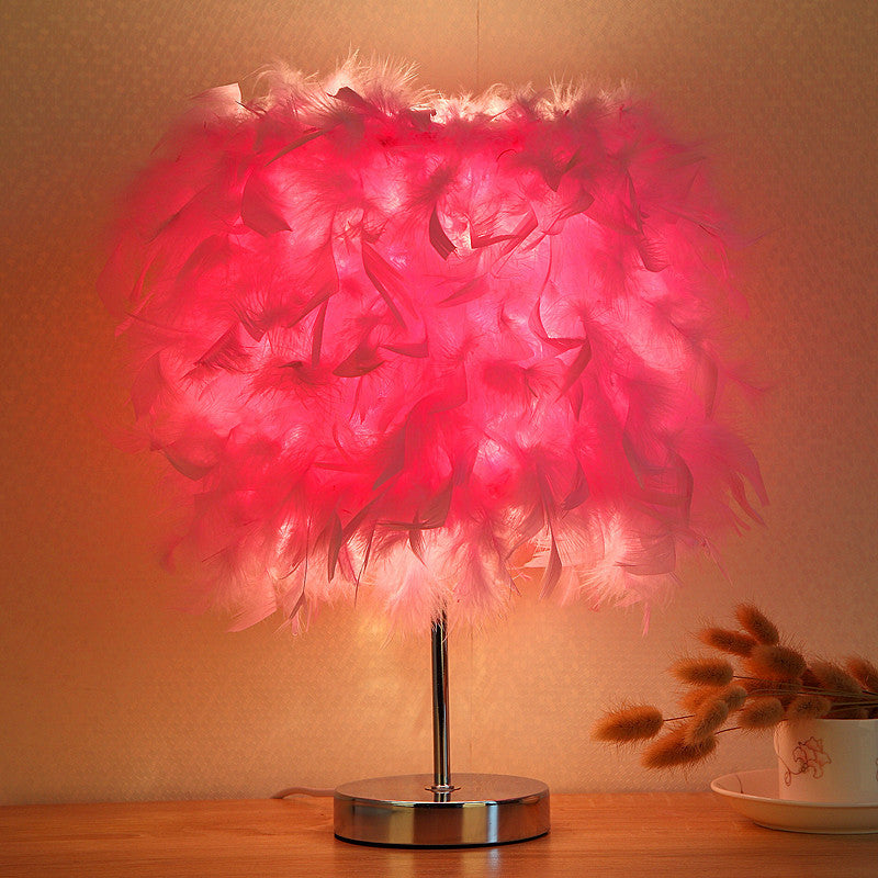 Cute Feather Night Light - Bedroom & Living Room Decor – Duvencioglu