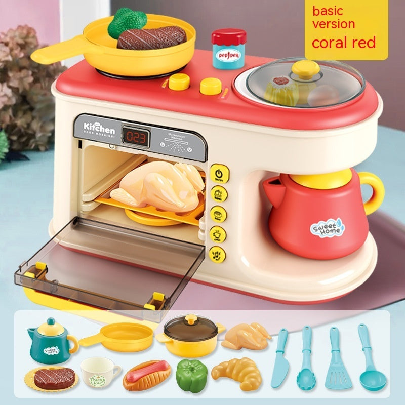 Simulation Breakfast Machine Kitchen Toy Set - Interactive Pretend Play