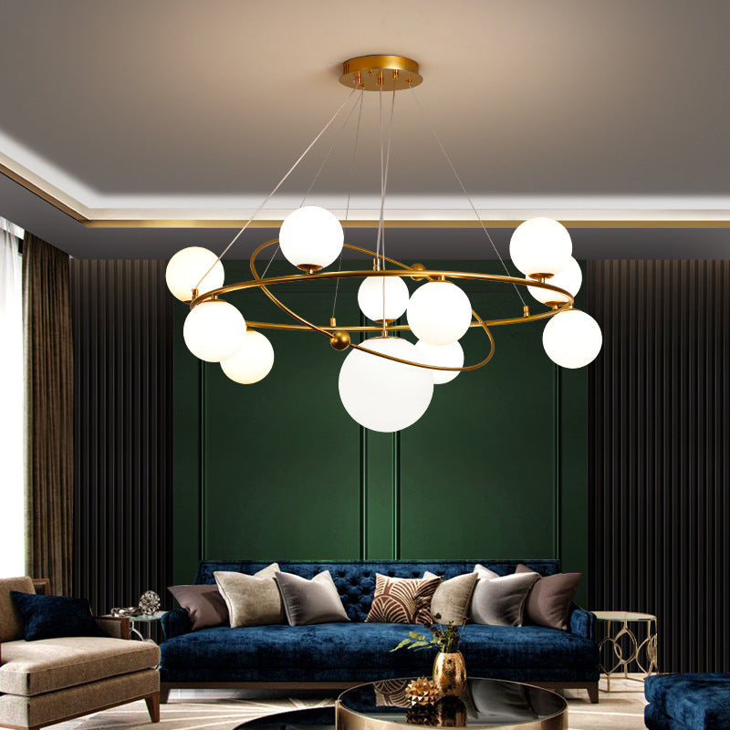Nordic Minimalist Kids Chandelier – Creative Multi-Head Pendant – Duvencioglu