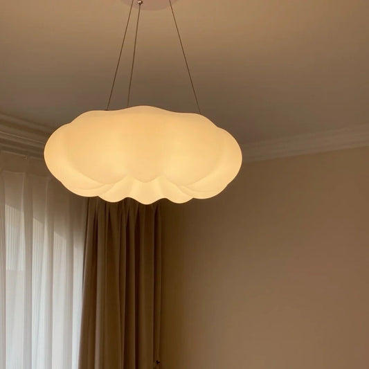 Nordic Cloud LED Chandelier – 30/45/65 cm Pendant & Flush Mount – Duvencioglu