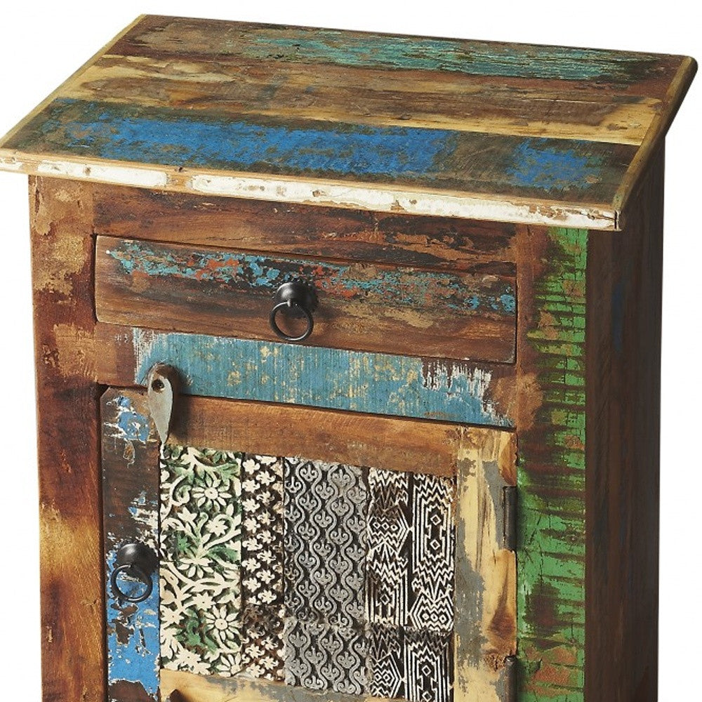 18" Brown Standard Accent Chest - Single Drawer & Storage Cabinet – Duvencioglu