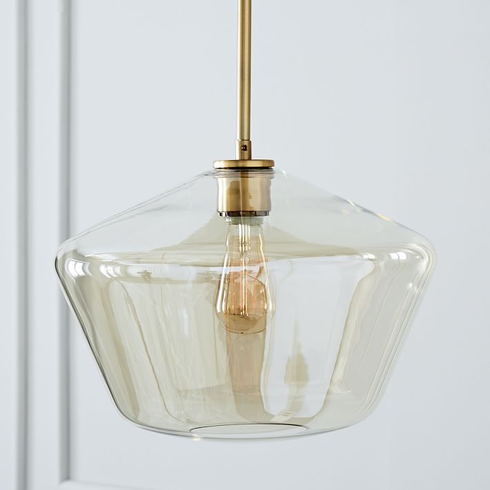 Nordic Minimalist Single-Head Glass Chandelier – Luxury Café & Bar Pendant – Duvencioglu