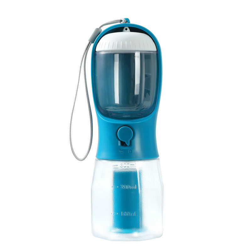 3-in-1 Portable Dog Water Bottle - Food, Water & Poop Bag Dispenser – Duvencioglu