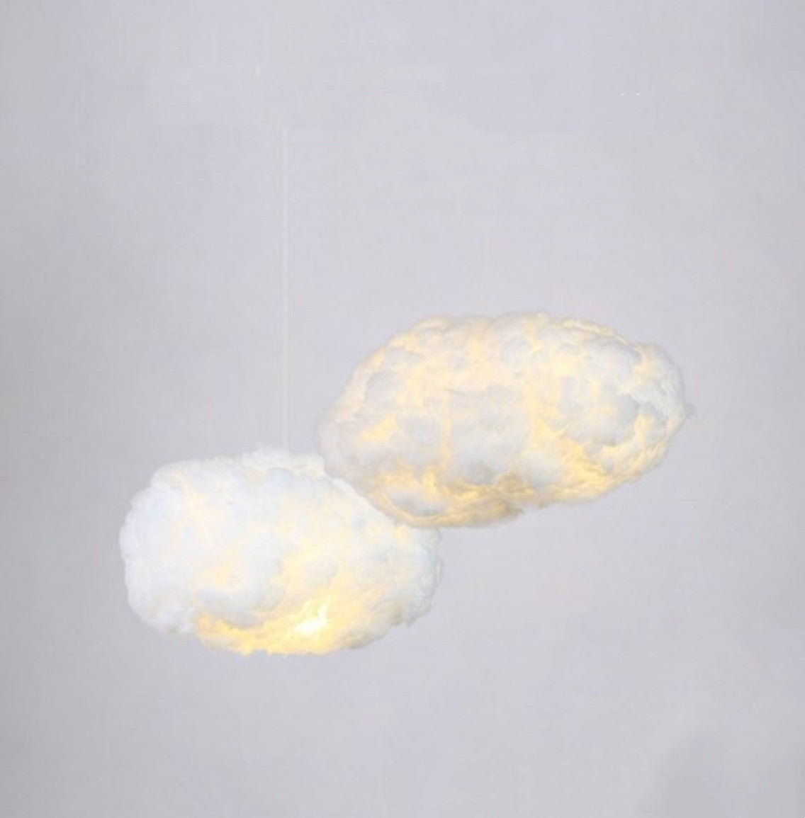 Modern Cotton-Cloud LED Chandelier – Creative Kids & Retail Pendant – Duvencioglu
