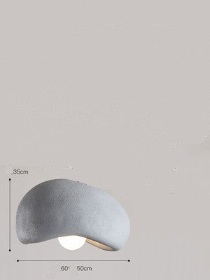 Nordic Cloud LED Chandelier – Micro-Cement & Resin Pendant Light – Duvencioglu
