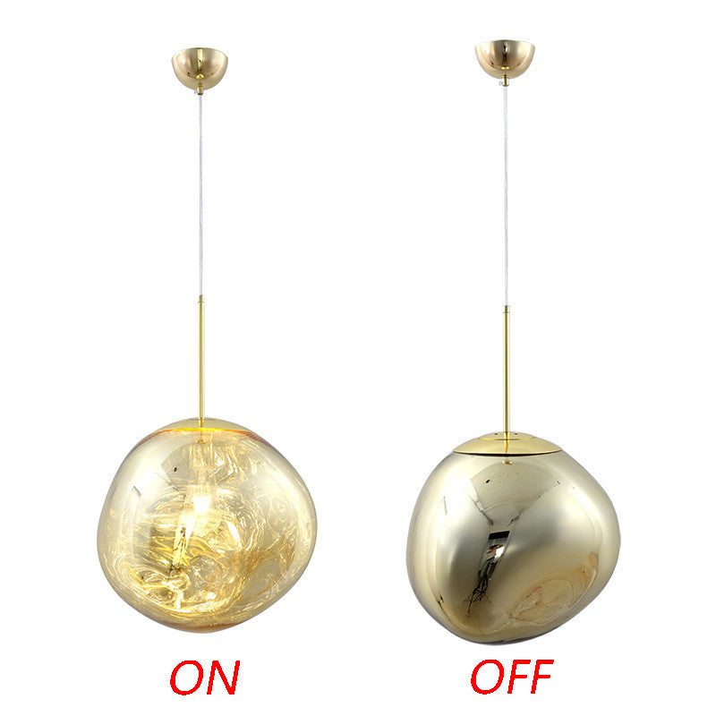 Postmodern Lava Crystal Chandelier – Irregular LED Pendant (150–300 mm) – Duvencioglu