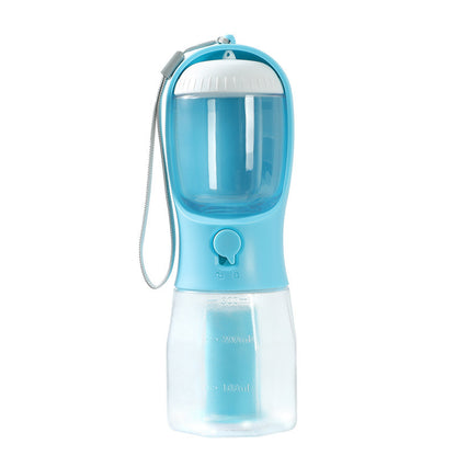 3-in-1 Portable Dog Water Bottle - Food, Water & Poop Bag Dispenser – Duvencioglu