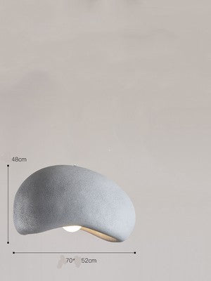 Nordic Cloud LED Chandelier – Micro-Cement & Resin Pendant Light – Duvencioglu
