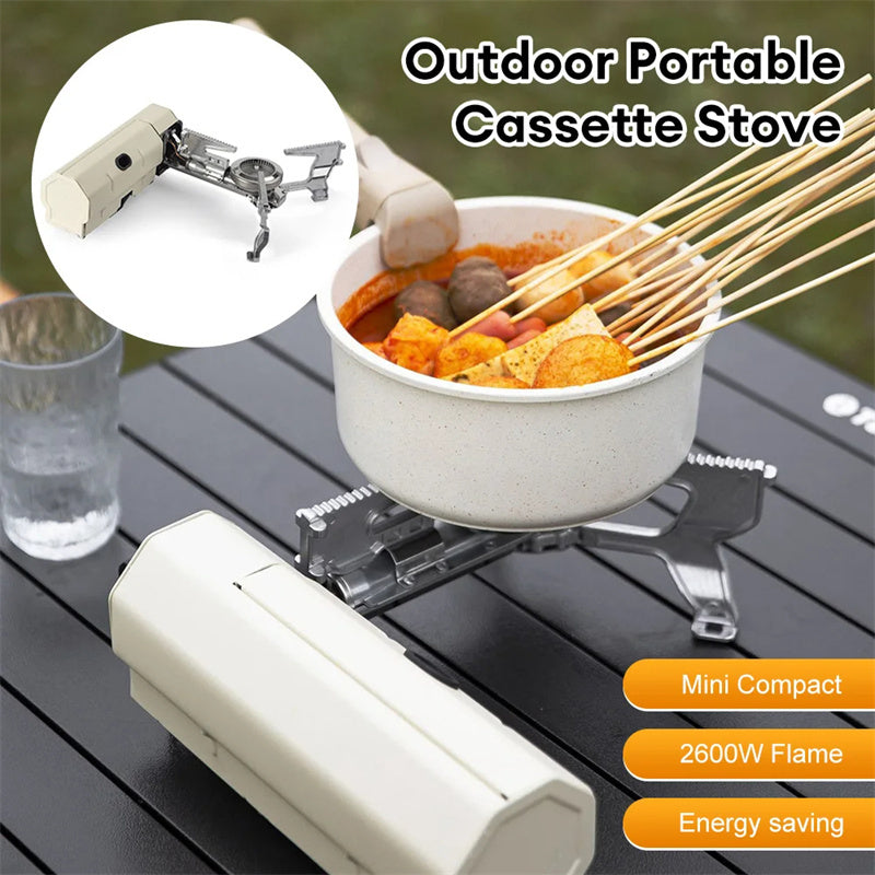 Portable Folding Camping Gas Stove - 2.6KW Outdoor Cooker with Case – Duvencioglu