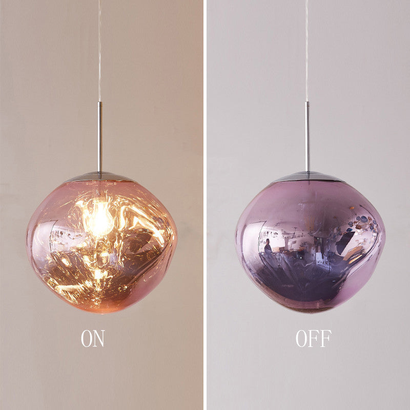 Postmodern Lava Crystal Chandelier – Irregular LED Pendant (150–300 mm) – Duvencioglu
