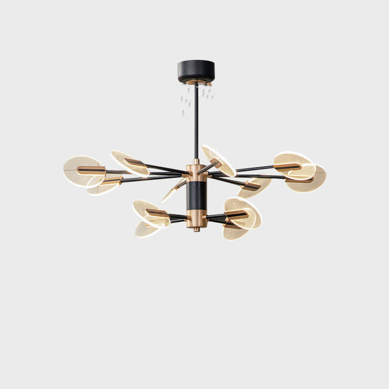 Nordic Iron & Acrylic LED Chandelier – Creative Dining Room Pendant – Duvencioglu