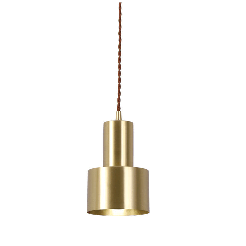 Minimalist Iron LED Bedside Chandelier – 120×100 mm Pendant – Duvencioglu