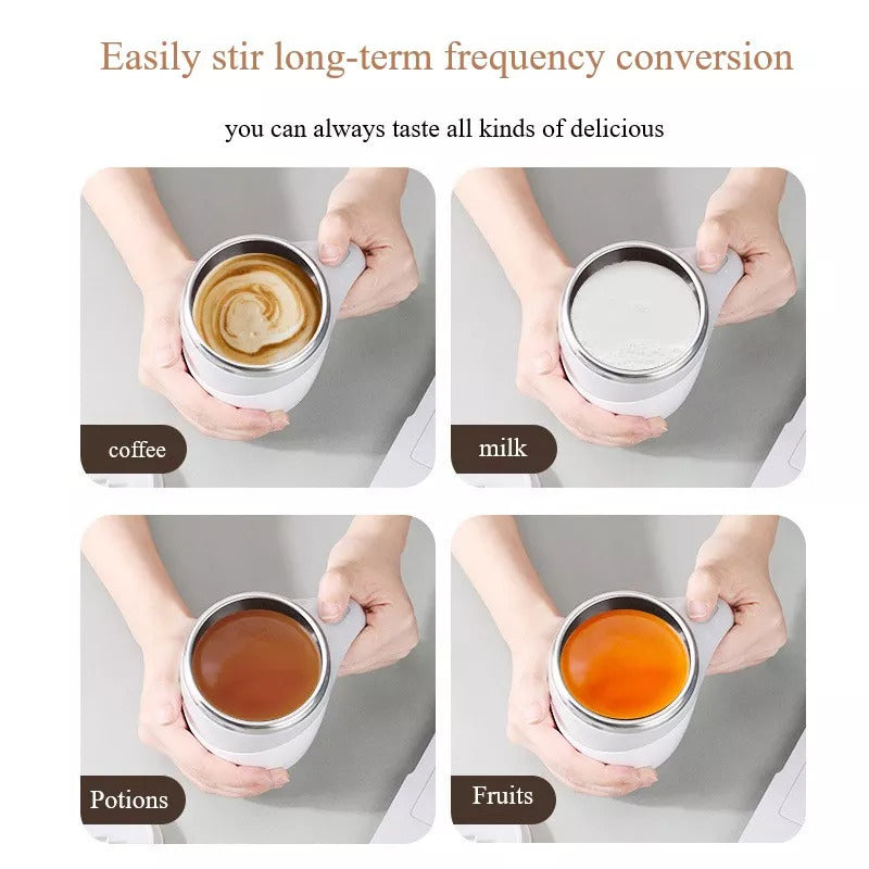 Rechargeable Automatic Stirring Mug - Electric Magnetic Coffee Cup