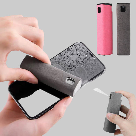 3-in-1 Portable Screen Cleaner - Integrated Spray & Microfiber Wipe – Duvencioglu