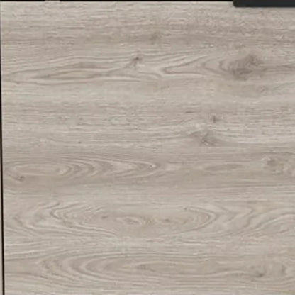 43" Modern Console Bar Cabinet - Light Gray & Black with Drop-Down Doors – Duvencioglu