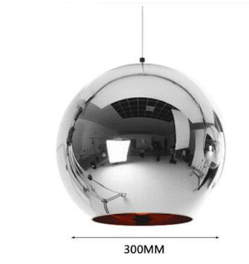 Electroplated Round Glass LED Chandelier – Café & Bar Pendant (1.5 m Drop) – Duvencioglu