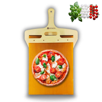 Sliding Pizza Peel - Non-Stick Pizza Shovel & Cutting Board – Duvencioglu