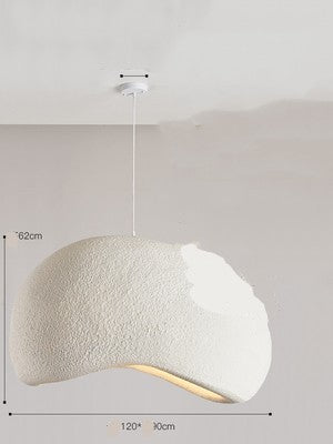 Nordic Cloud LED Chandelier – Micro-Cement & Resin Pendant Light – Duvencioglu