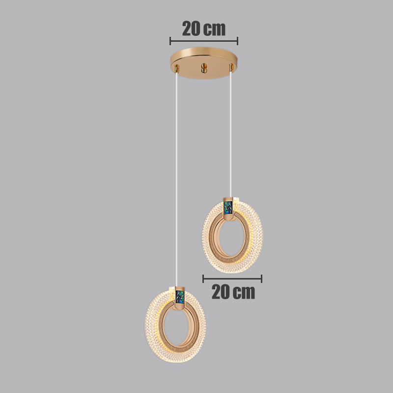Lucky Bag Postmodern Zinc-Alloy LED Pendant – 120 mm Minimalist Chandelier – Duvencioglu