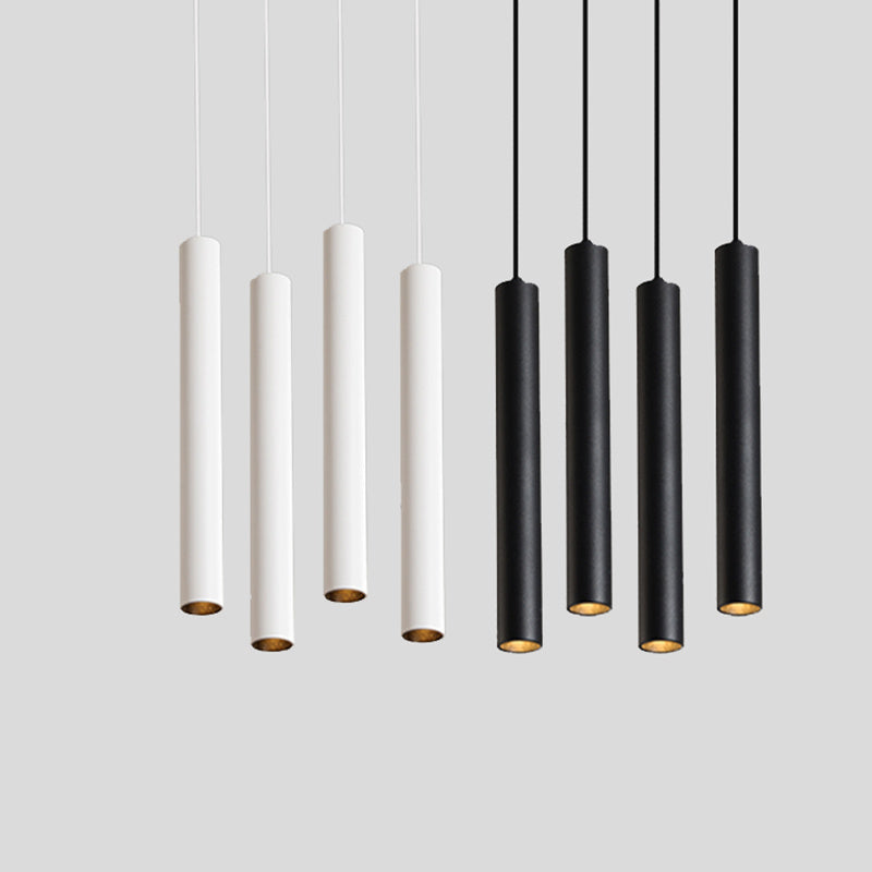 Modern Long-Tube LED Pendant Light - Minimalist Ceiling Lamp