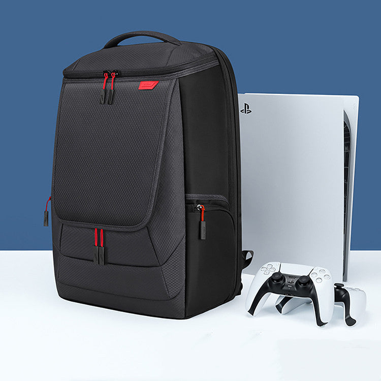 Game Console Travel Bag for PS5 - Black Nylon Carrying Case – Duvencioglu