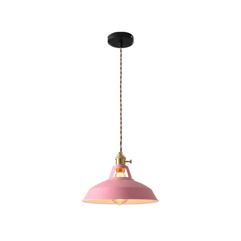 Retro “Macaron” 270 mm LED Chandelier – Single-Head Pendant – Duvencioglu
