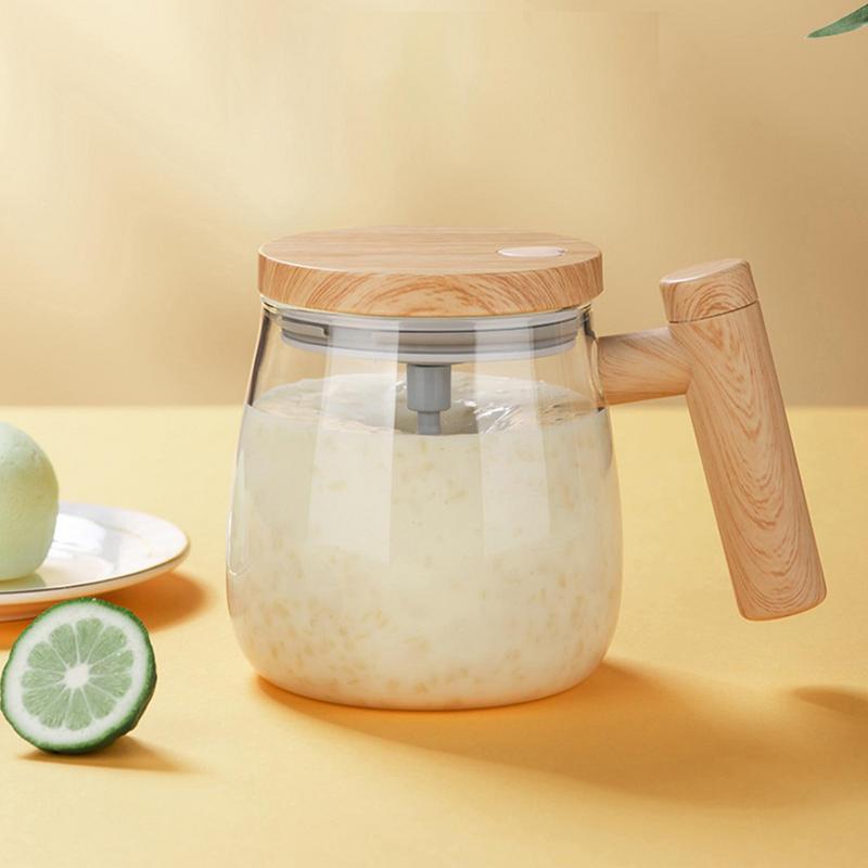 400ML Self-Stirring Coffee Mug - High-Speed Electric Mixing Glass Cup