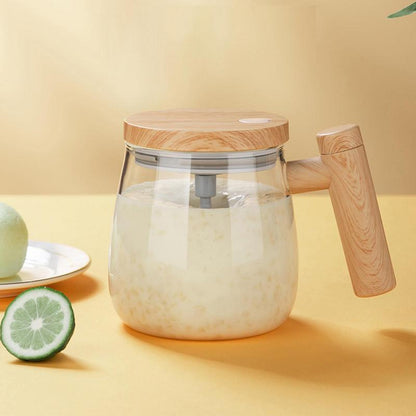 400ML Self-Stirring Coffee Mug - High-Speed Electric Mixing Glass Cup