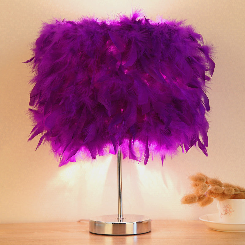 Cute Feather Night Light - Bedroom & Living Room Decor – Duvencioglu
