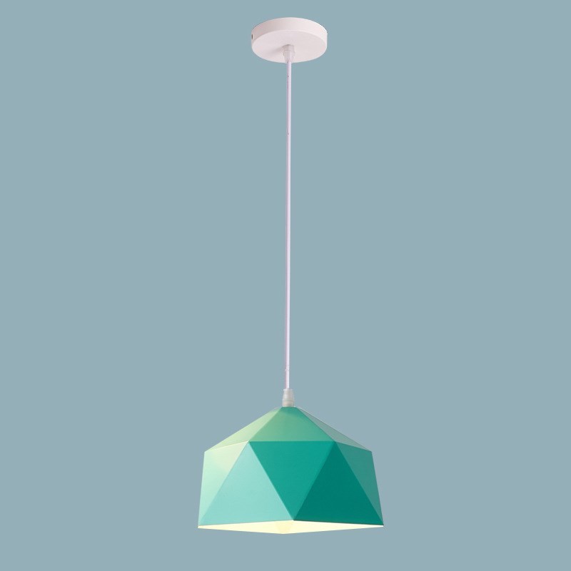Nordic Wrought-Iron LED Chandelier – 250 mm Pendant (7 Colors) – Duvencioglu