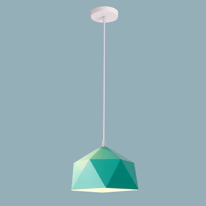 Nordic Wrought-Iron LED Chandelier – 250 mm Pendant (7 Colors) – Duvencioglu
