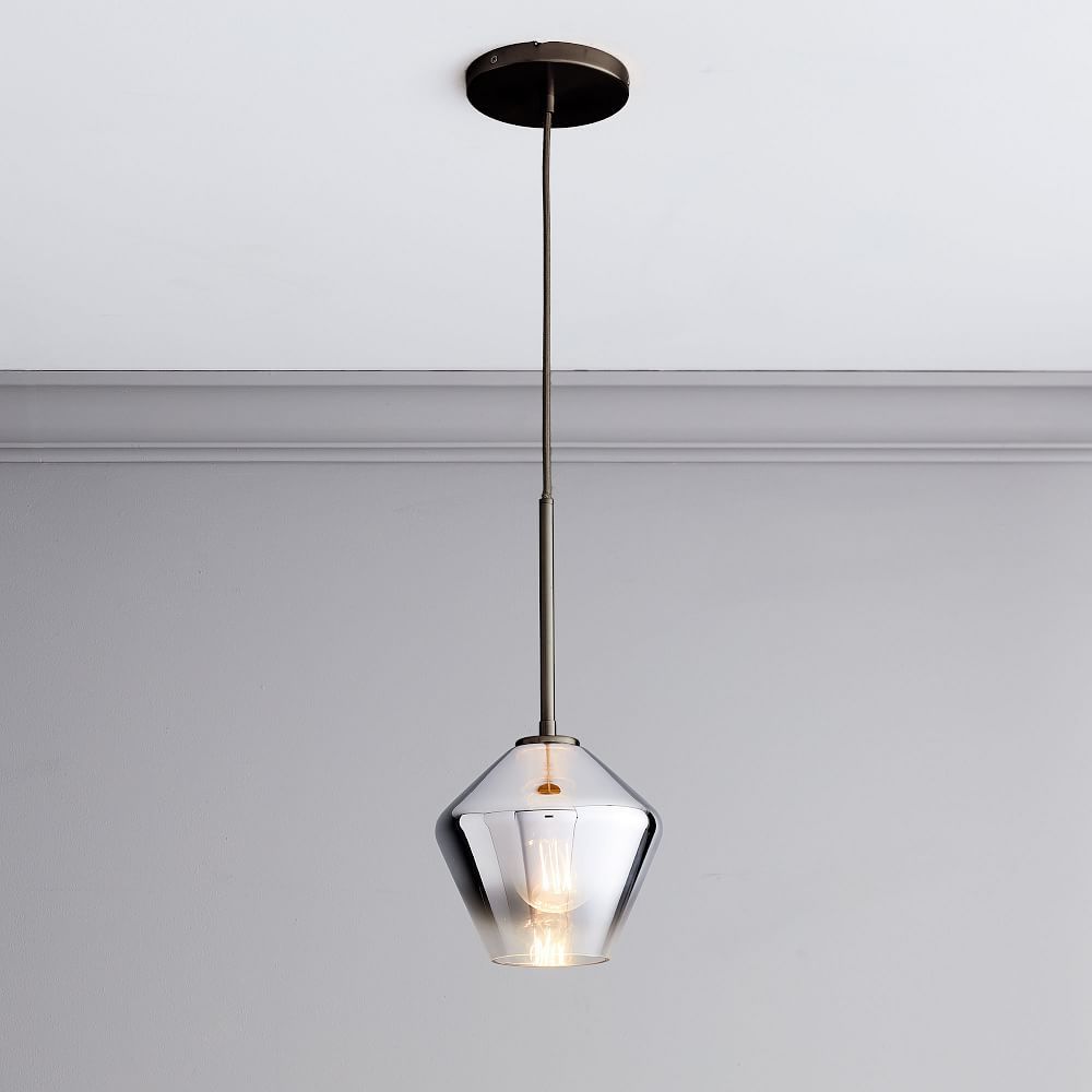 Nordic Minimalist Single-Head Glass Chandelier – Luxury Café & Bar Pendant – Duvencioglu
