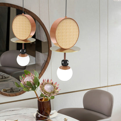 Colorful Multi-Head Glass & Iron Chandelier – Creative Restaurant Pendant – Duvencioglu