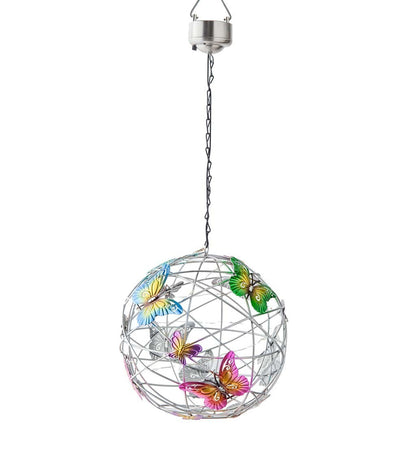 Solar Powered Butterfly Ball Light - Outdoor Garden Decor – Duvencioglu