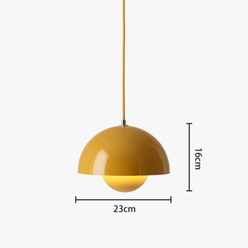 Bud Iron LED Pendant – 230 mm Single-Head Chandelier (≤36 V) – Duvencioglu