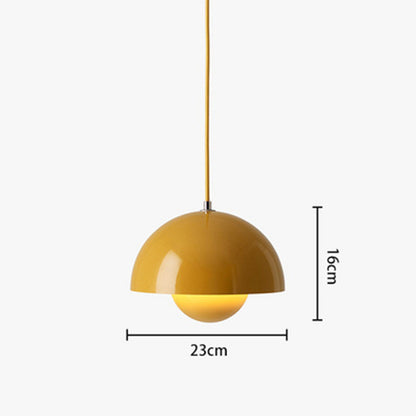 Bud Iron LED Pendant – 230 mm Single-Head Chandelier (≤36 V) – Duvencioglu