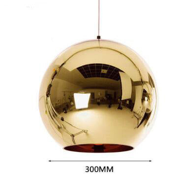 Electroplated Round Glass LED Chandelier – Café & Bar Pendant (1.5 m Drop) – Duvencioglu