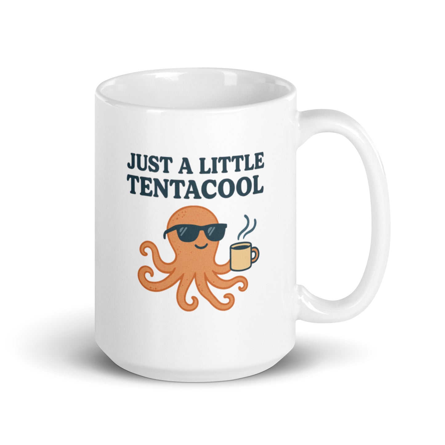 Just a Little Tentacool Mug – Cute Octopus Coffee Cup, Funny Sea Creature Gift – Duvencioglu