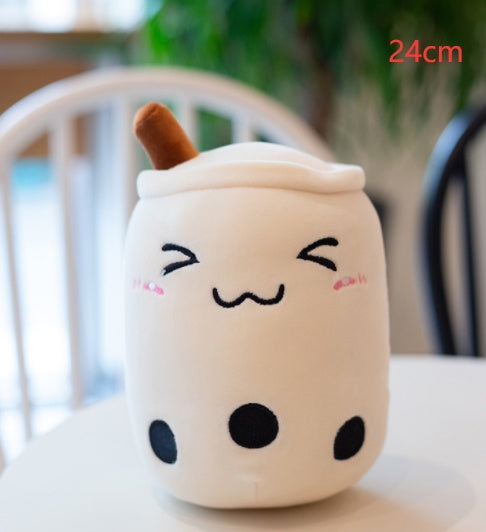 The Original Kawaii Boba Tea Plush Pillow | Super Soft Bubble Tea Cuddle Companion